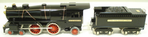 MTH 10-1258-0 #1134 Ives Steamer-Traditional - Black