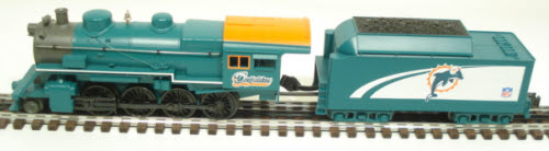 MTH 33-1022-1 Miami Dolphins 2-8-0 Steam Loco w/PS 2.0