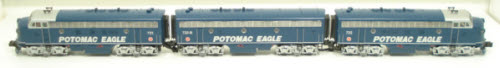 MTH 20-2742-1 Potomac Eagle F-7 ABA Diesel Engine Set w/PS2 #722/723/722B