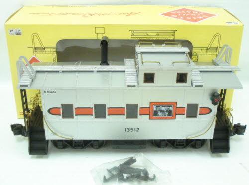 Aristo-Craft 42102 G Scale CB&Q Illuminated Caboose