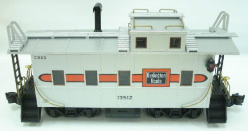 Aristo-Craft 42102 G Scale CB&Q Illuminated Caboose