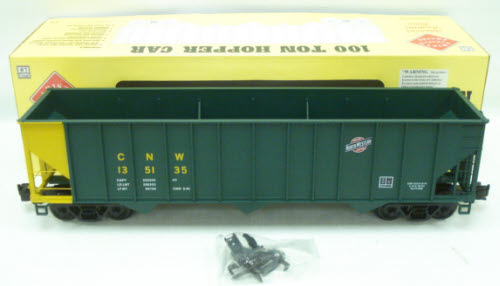 Aristo-Craft 41410P C&NW 3 Bay 100 Ton Hopper