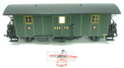 LGB 40330 G SBB "Ballenberg Post " Baggage Car - Plastic Wheels
