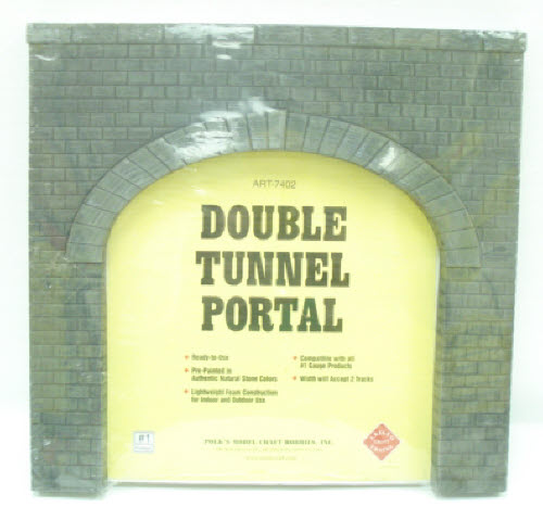 Aristo-Craft 7402 G Scale Double Tunnel Portal