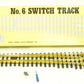 Aristo-Craft 30330 G Gauge #6 Brass Right Hand Manual Switch Turnout