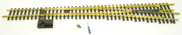 Aristo-Craft 30330 G Gauge #6 Brass Right Hand Manual Switch Turnout
