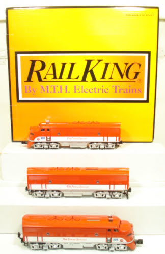 MTH 30-2761-1 Texas Special F-3 ABA O Gauge Diesel Passenger Train Set w/PS 2.0