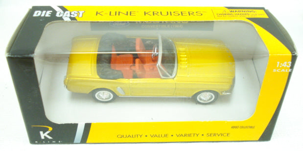 K-Line K94634G Gold 1964 Ford Mustang
