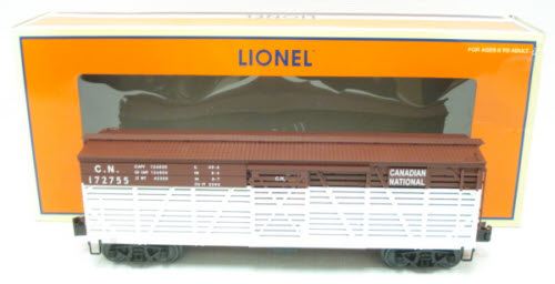 Lionel 6-17714 O Gauge Canadian National ACF 40-Ton Stock Car #172755