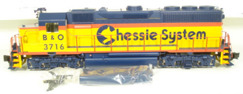 Aristo-Craft 23504 G Scale B&O Chessie GP-40 Diesel Locomotive