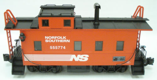 Aristo-Craft 42135 G Norfolk Southern Long Steel Caboose - Metal Wheels