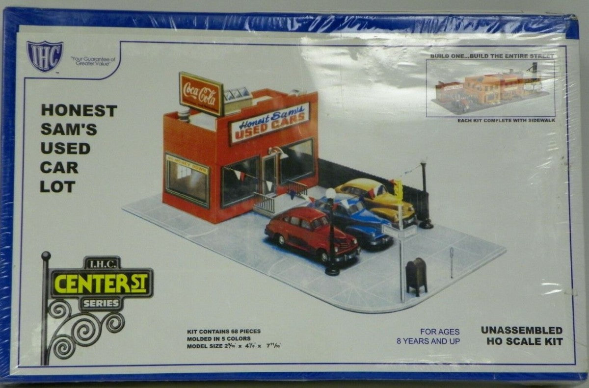 Tyco 7796 HO Honest Sam's Used Car Lot Building Plastic Kit