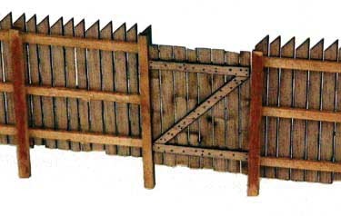 B.T.S. 23029 HO Sawtooth Board Fence