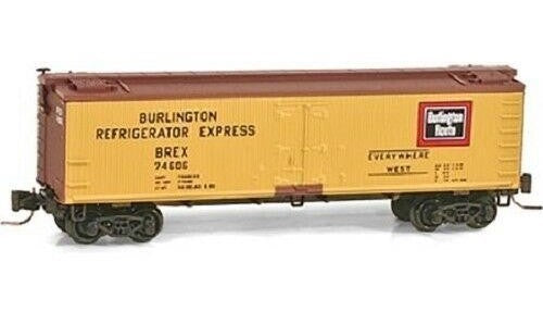 Micro-Trains 51800031 Z BREX Burlington 40' Wood Reefer #74606