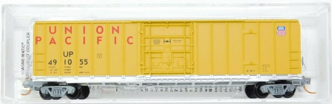Micro-Trains 51100161 Z Union Pacific 50' Rib Side Box Car w/Plug Door #491055
