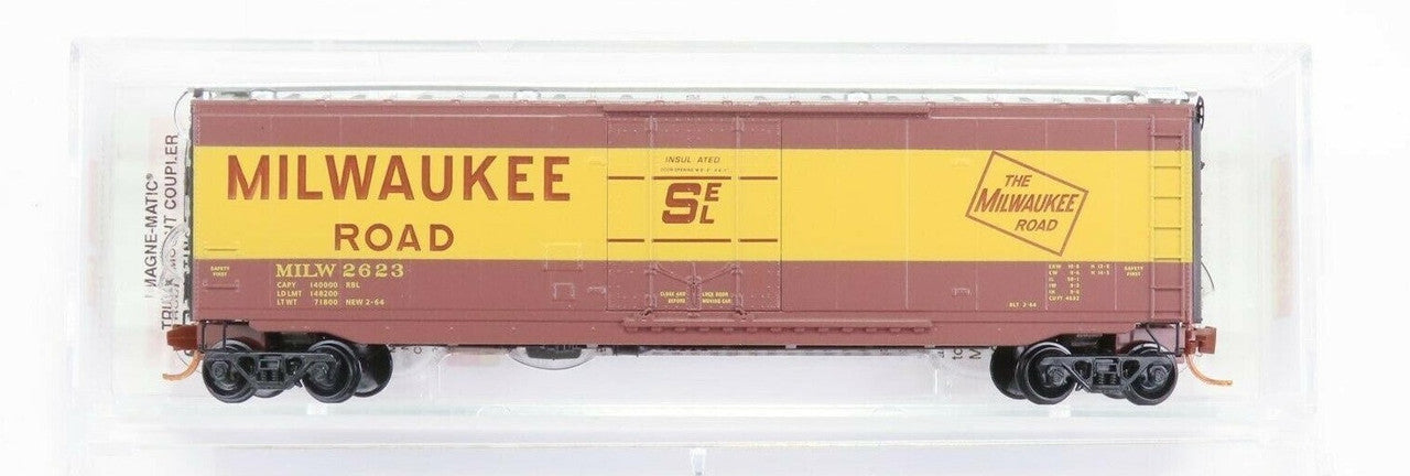 Micro-Trains 03200420 N Milwaukee 50' Standard Plug Door Boxcar #2623