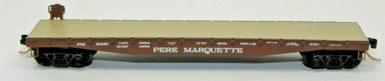 Micro-Trains 04500260 N Pere Marquette 50' Fishbelly Side Flatcar #16681