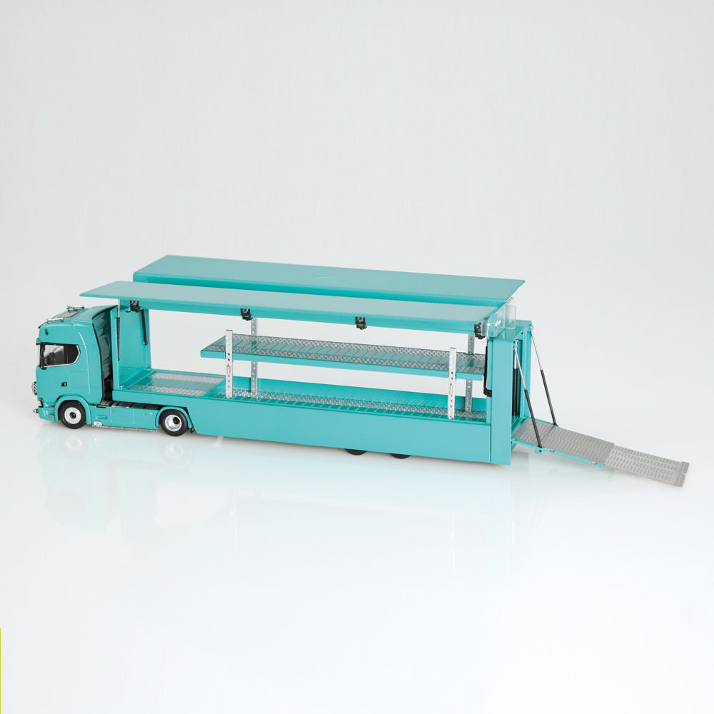 NZG 1065-30 1:64 Green Scania V8 730S 4x2 Car Transporter
