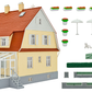 Kibri 38700 HO House with Winter Garden Building Kit