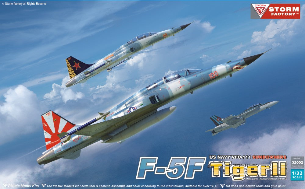 Storm Factory 32002 1:32 F5F Tiger II  VFC111 Sundowner