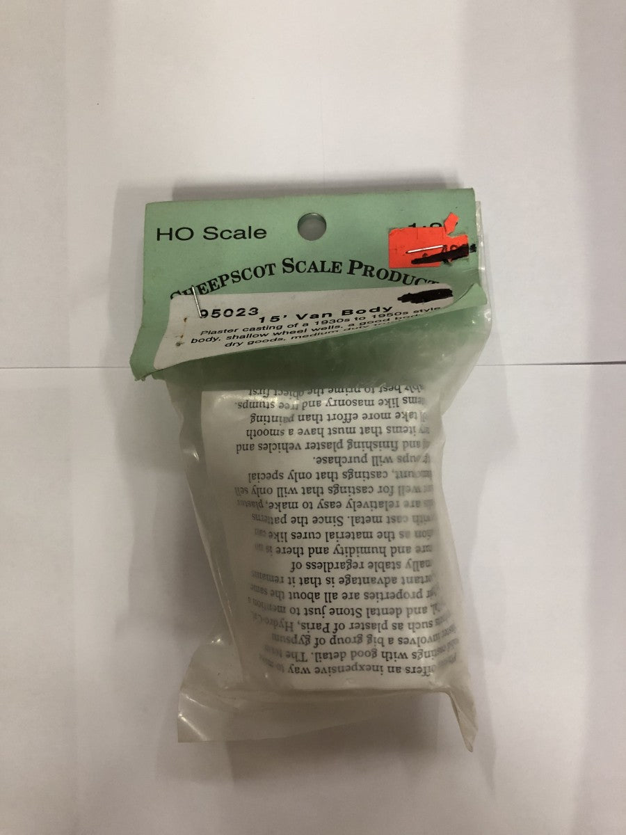 Sheepscot Scale Products 95023 HO Scale 15' Van Body Plaster Casting Kit