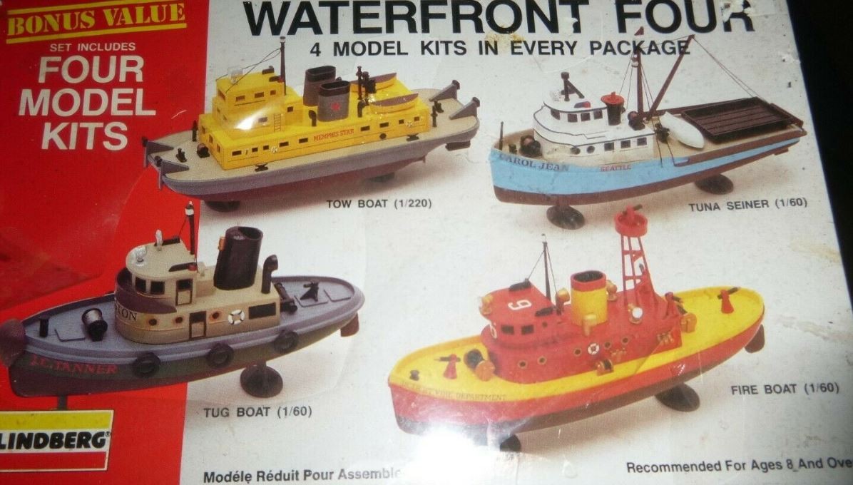 Lindberg 72120 Waterfront Four Model Kits