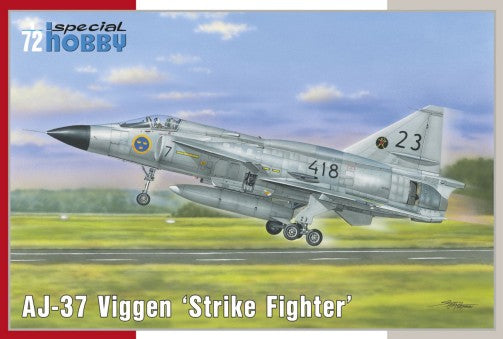 Special Hobby 100-SH72378 1:72 Saab AJ-37 Viggen Strike Fighter Aircraft Kit