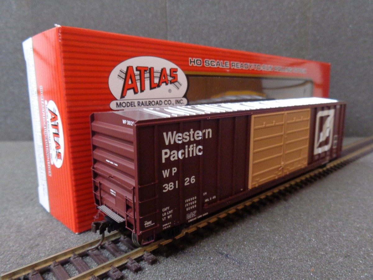 Atlas 20001955 HO Western Pacific Centered Double-Door Boxcar #38126