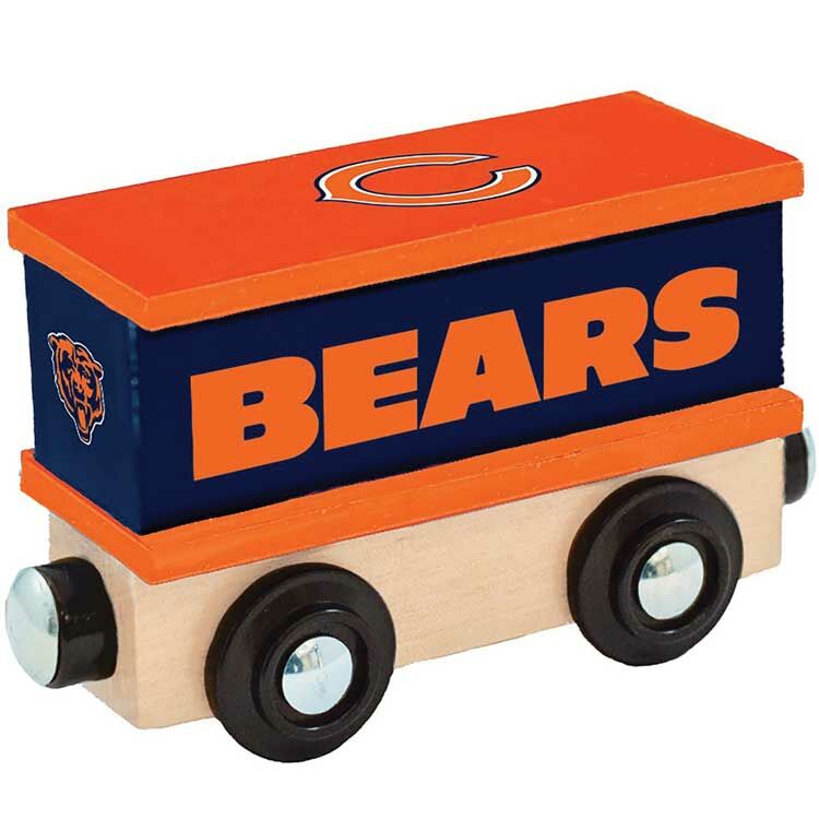 Train Enthusiast Vendors 418894 Chicago Bears Sports Team Wooden Boxcar