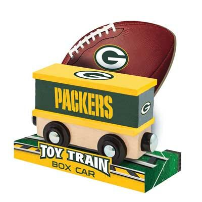 Train Enthusiast Vendors GBP21104 Green Bay Packers Sports Team Wooden Boxcar