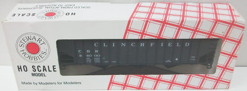 Stewart 10009 HO Clinchfield 70-Ton 14 Panel Triple Hopper Car Kit #54000