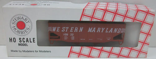 Stewart 10104 HO Western Maryland 55 Ton 6 Panel 2 Bay Hopper Kit