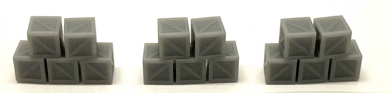 Phoenix Precision Models 30536 N 3' Stack of 5 Type 1 Crate Stacks (Pack of 3)