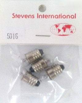 Stevens International 5016 1.5 Volt Screw Clear Std Light Bulb (Pack of 4)