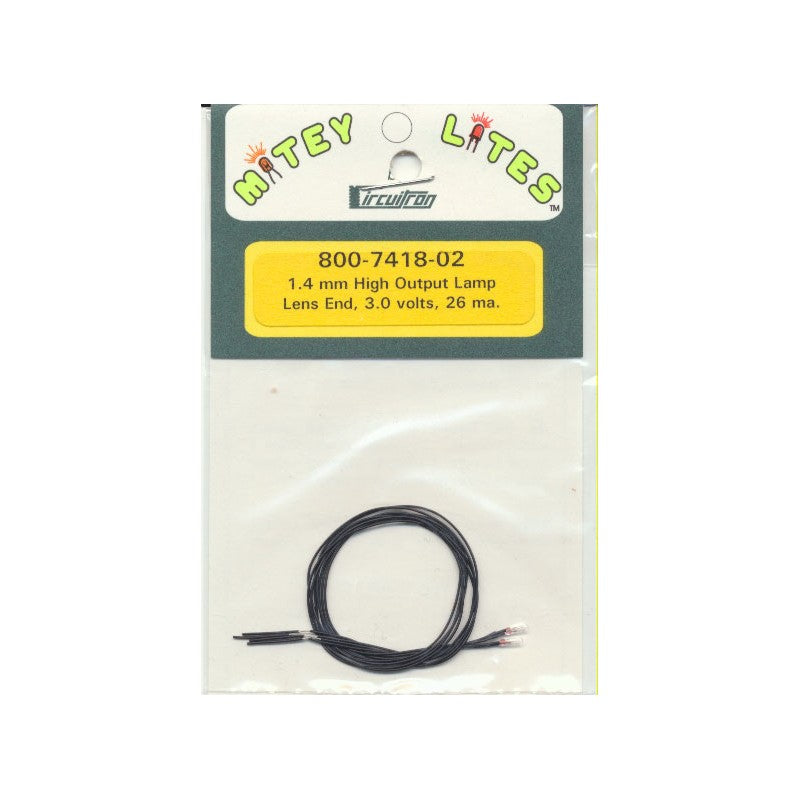 Circuitron 800-7418-02 3 Volt Very High Output Long Life Light Bulb (Pack of 2)