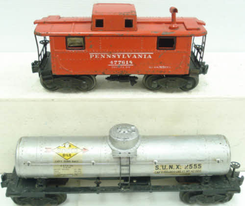 Lionel 2101 Vintage O 224 Steam Freight Train Set w/3 Cars