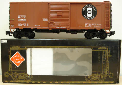 Aristo-Craft 46028 Buffalo Creek Boxcar - Plastic Wheels