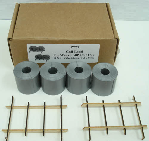 Weaver P775 Set of 2 Coil Load for 40' Flatcars