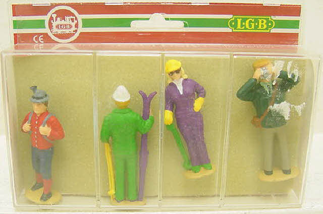 LGB 5146 Standing Alpine Figures G Scale (Set of 4)