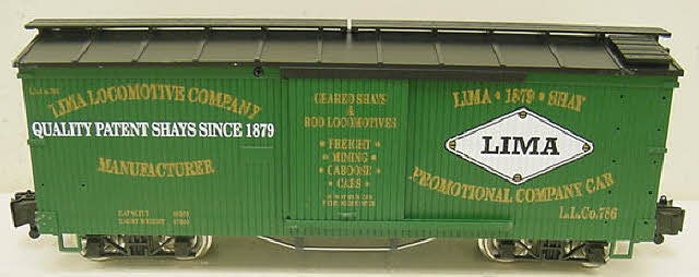 USA Trains 1879 G Lima Locomotive Company Boxcar