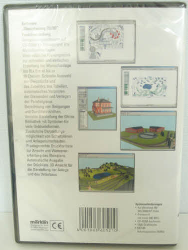 Marklin 60521 HO Software Track Planing 2D/3D Version 6.0