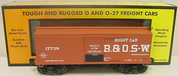 MTH 30-74389 Baltimore & Ohio 19th Century Boxcar