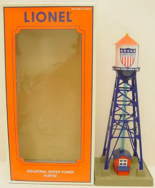 Lionel 6-24102 O Lionelville Industrial Water Tower w/ LED