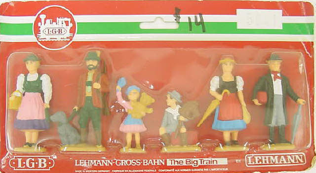 LGB 5041 G Scale German Passenger Figures (Set of 6)