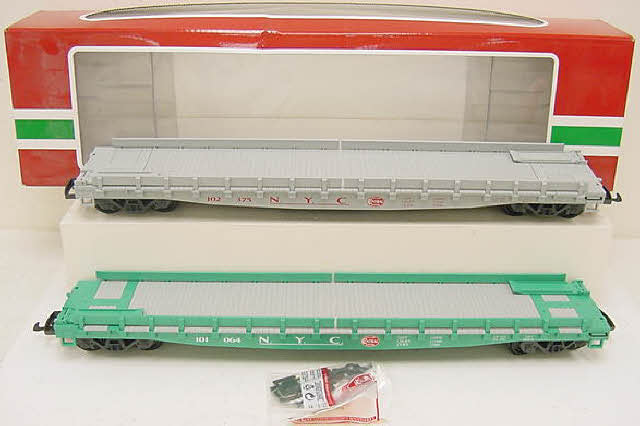LGB 41540 New York Central Flatcar Set - Plastic Wheels