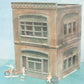 Ameri-Town 866 PS65 2-Story School Building Kit