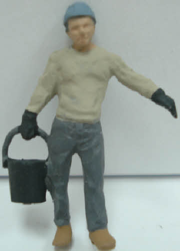 Arttista 1367 O Man Carrying Bucket Pewter Figure