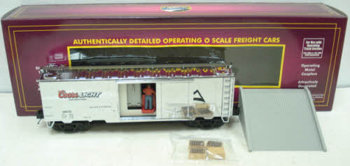 MTH 20-94124 O Coors Light Operating Refrigerator Car #200726
