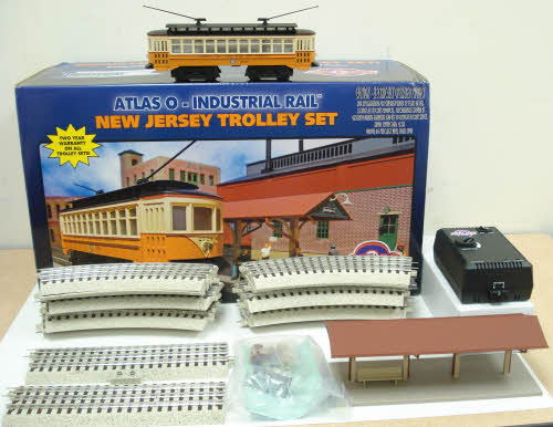 Atlas 1009101 Industrial Rail New Jersey O Gauge Trolley Set