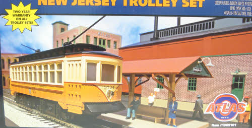 Atlas 1009101 Industrial Rail New Jersey O Gauge Trolley Set